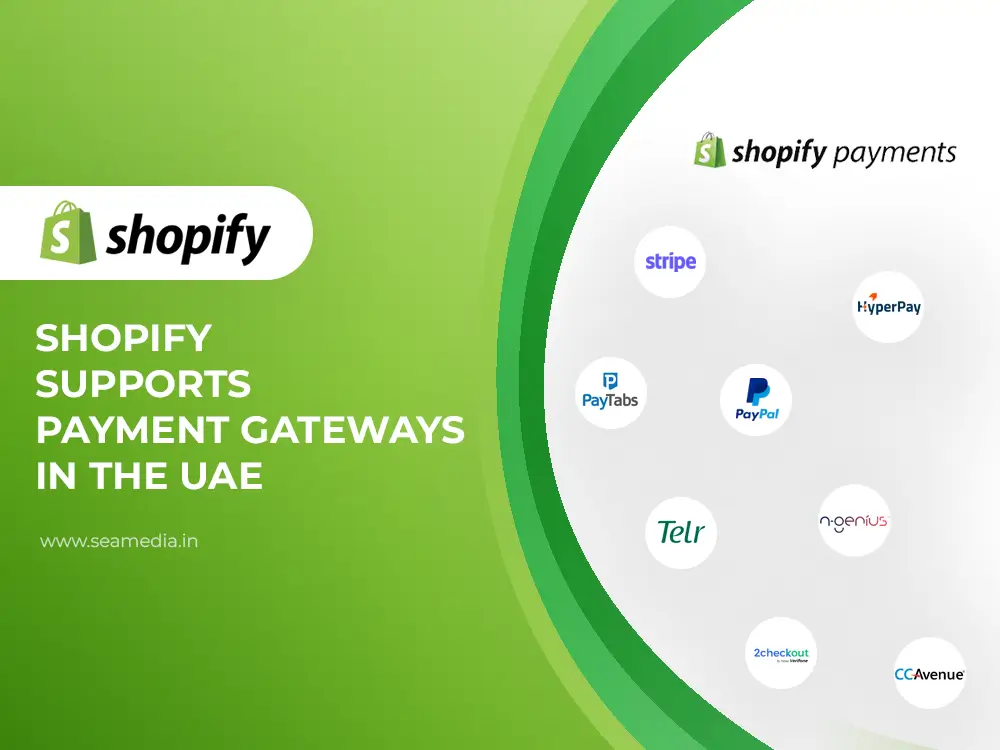 Shopify supports payment gateways in the UAE