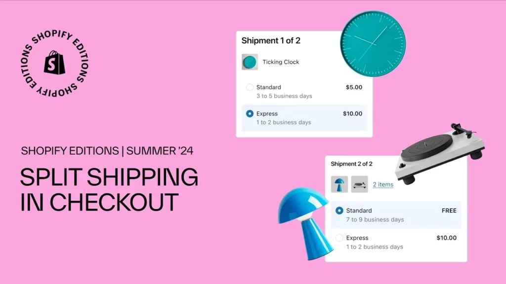 Shopify split shipping checkout